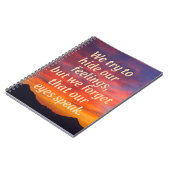 "Our Eyes Speak" – Emotional Quote Notitieboek (Linkerzijde)