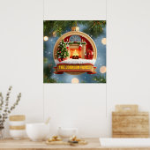 Our Family Christmas Magic Ornament Poster (Keuken)