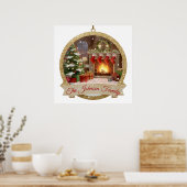 Our Family Christmas Magic Ornament Poster (Keuken)