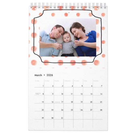 Our Family Customizable Calendar Kalender (Mar 2026)