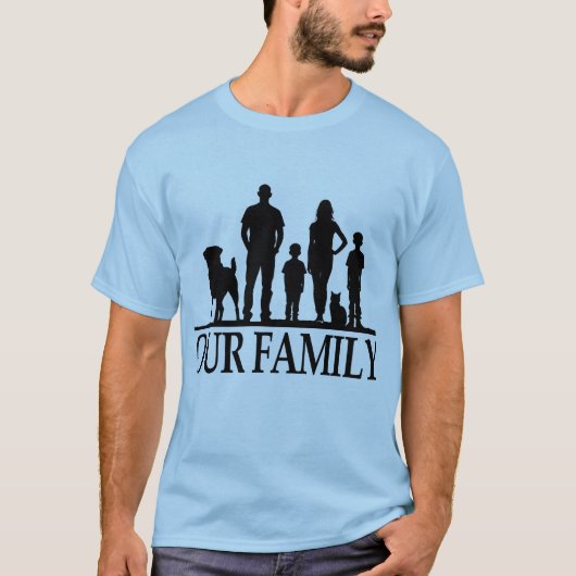 Our Family T-shirt (Voorkant)