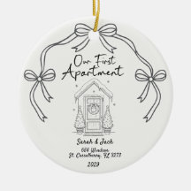 Our First Apartment Custom Year & Names