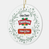 Our First Christmas as Mom & Dad Ornament (Links)