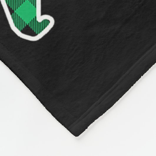 Our First Christmas As Mr. And Mrs. Buffalo Plaid Fleece Deken (Hoek)