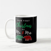 Our First Christmas As Mr. And Mrs. Buffalo Plaid Koffiemok (Links)
