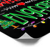 Our First Christmas Engaged 2021 1st Christmas  Poster (Hoek)