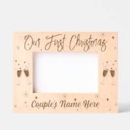 Our First Christmas Gegraveerde Lijstjes