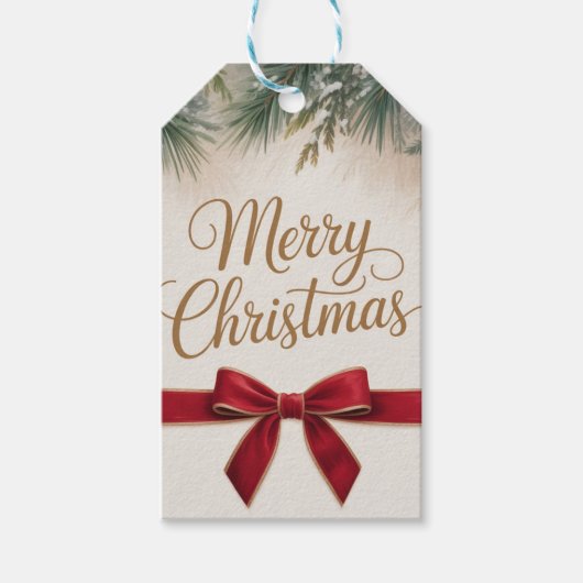 Our First Christmas Gift Tag Cadeaulabel (Voorkant)