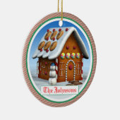Our First Christmas in New Home Gingerbread Keramisch Ornament (Rechts)