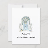 Our First Christmas in Our New Home Card (Voorkant)