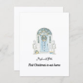 Our First Christmas in Our New Home Card (Voorkant / Achterkant)