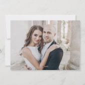 Our First Christmas Just Marriott Holiday Photo Feestdagenkaart (Achterkant)