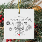 Our First Christmas Married Ornament