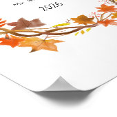 Our First Christmas Mr & Mrs 2026 Engagement Gift Poster (Hoek)