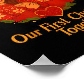 Our First Christmas Together 2025 Matching Couple  Poster (Hoek)