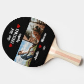 Our First Christmas Together 2 Photos Keepsake Tafeltennisbatje (Zijkant)