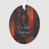 Our First Christmas Together Mr & Mrs Ornament (voorkant)