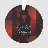 Our First Christmas Together Mr & Mrs Ornament (voorkant)