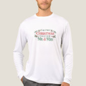 Our First Christmas Together Mr. & Mrs. Tri-Blend Shirt (Voorkant volledig)