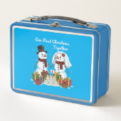 Our First Christmas Together | Newlywed Snowman  (Voorkant)