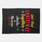 Our First Christmas Together Snowflakes  Theedoek (Horizontaal)