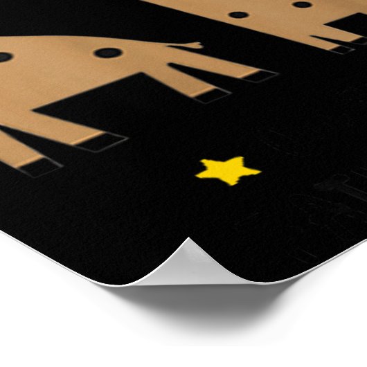 Our First Father's Day 2026, Funny Giraffe Gift Da Poster (Hoek)