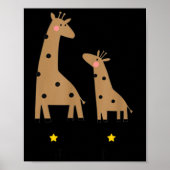 Our First Father's Day 2026, Funny Giraffe Gift Da Poster (Voorkant)