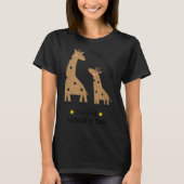 Our First Father's Day 2026, Funny Giraffe Gift Da T-shirt (Voorkant)
