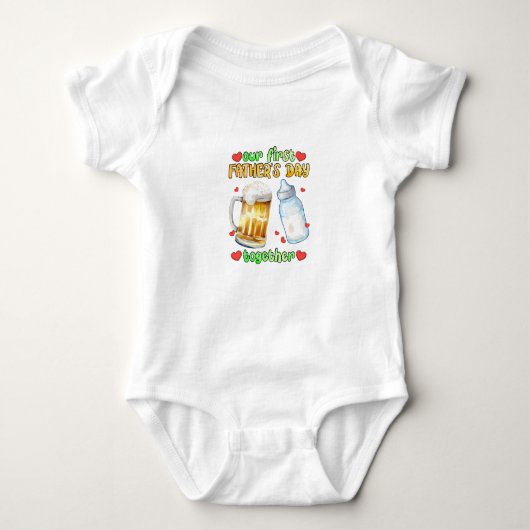 Our First Father's Day Together Romper (Voorkant)