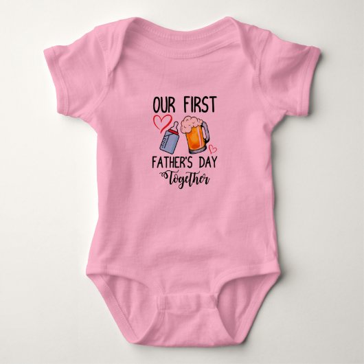 Our First Father's Day Together Romper (Voorkant)