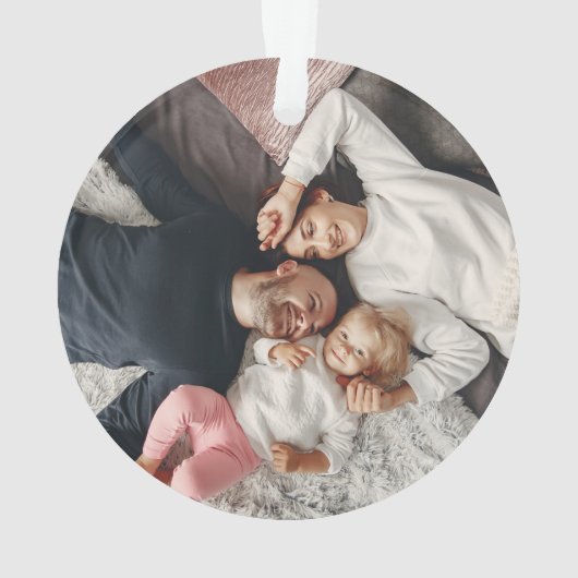 Our First Global Pandemic Together Holiday Photo Ornament (achterkant)