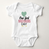 Our First Mother's Day Gift Romper (Voorkant)