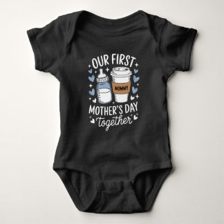 Our First Mother's Day Together New Mom Baby  Romper