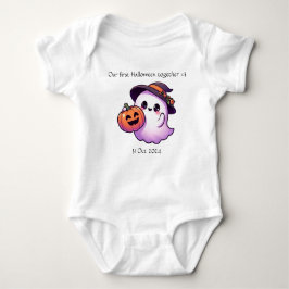 Our fist halloween together romper
