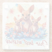 Our Fiwishes Glazen Onderzetter (Achterkant)