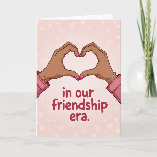 Our Friendship Era Heart Hands Card Kaart (Voorkant)