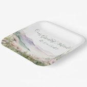 Our greatest adventure baby shower papieren bordje (Gebogen)