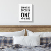 Our greatest weakness | Motivational Quote Canvas Afdruk (Insitu (Slaapkamer))