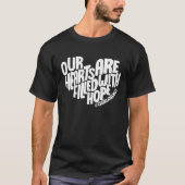 Our Hearts Are Filled With Hope CHD Awareness CHD  T-shirt (Voorkant)