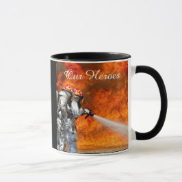 "Our Hero" Mok, brandweerman ondersteunen Coffee M Mok