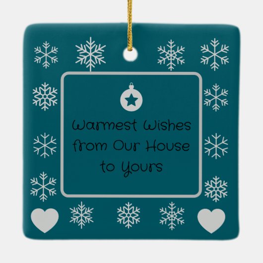 Our House to Yours Holiday Ornament (Achterkant)