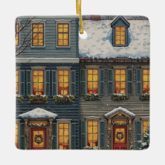 Our House to Yours Holiday Ornament (Voorkant)