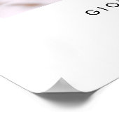 Our humans are getting married Welcome Sign Poster (Hoek)