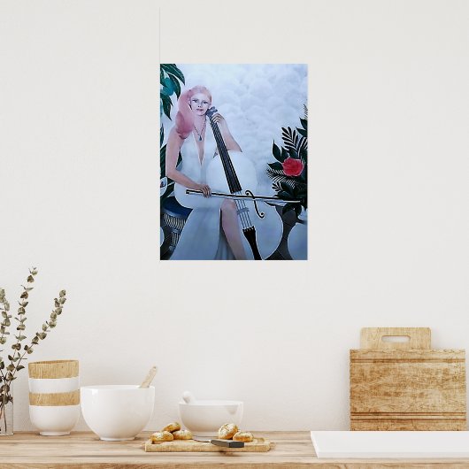 OUR LADY CELLIST POSTER (Keuken)