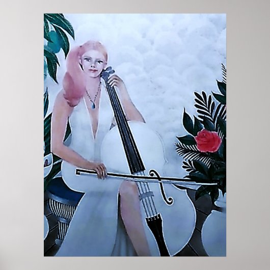 OUR LADY CELLIST      POSTER (Voorkant)