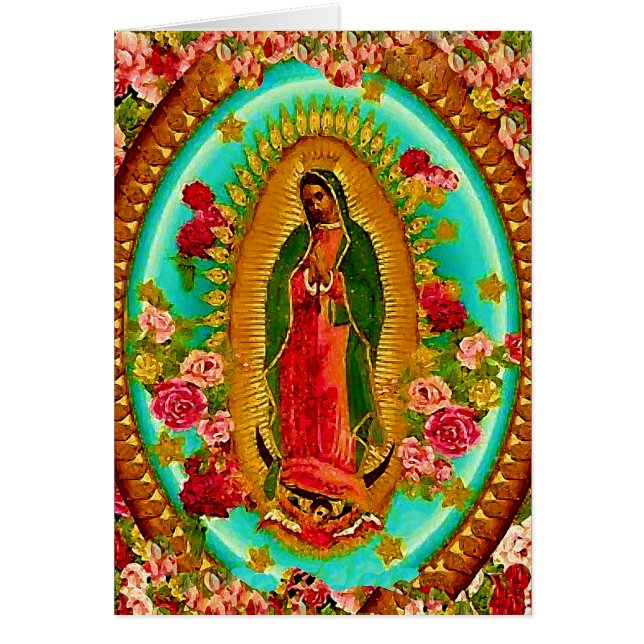 Our Lady Guadalupe Mexican Saint Virgin Mary (Voorkant)