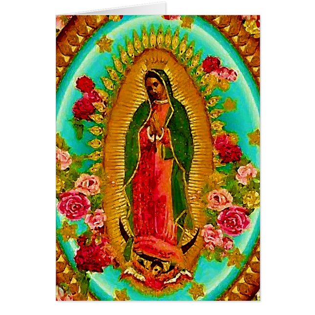 Our Lady Guadalupe Mexican Saint Virgin Mary (Voorkant)