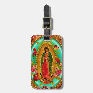 Our Lady Guadalupe Mexican Saint Virgin Mary Bagagelabel
