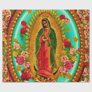 Our Lady Guadalupe Mexican Saint Virgin Mary Cadeaupapier