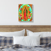 Our Lady Guadalupe Mexican Saint Virgin Mary Canvas Afdruk (Insitu (Slaapkamer))